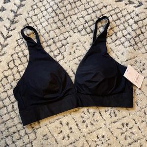 NWT Auden Lightly Lined Black Bra 34B/36A